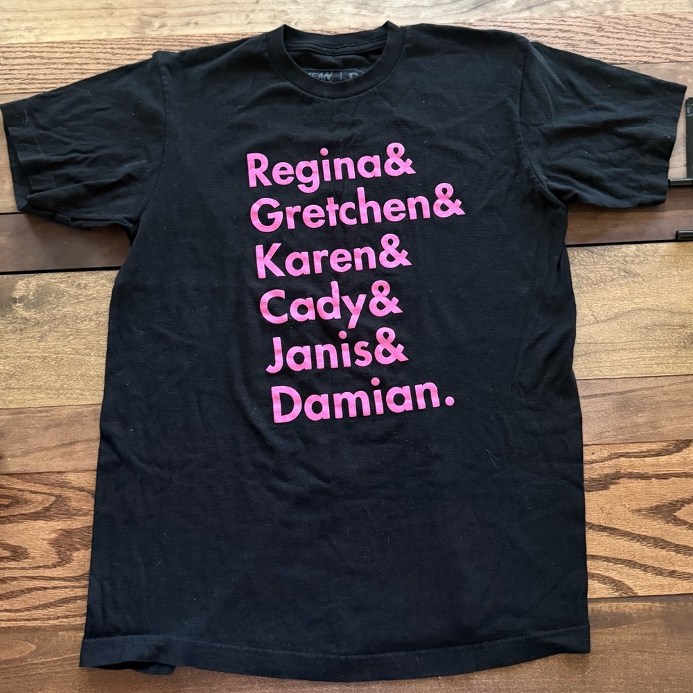 Mean Girls the Musical Black and Pink T-Shirt